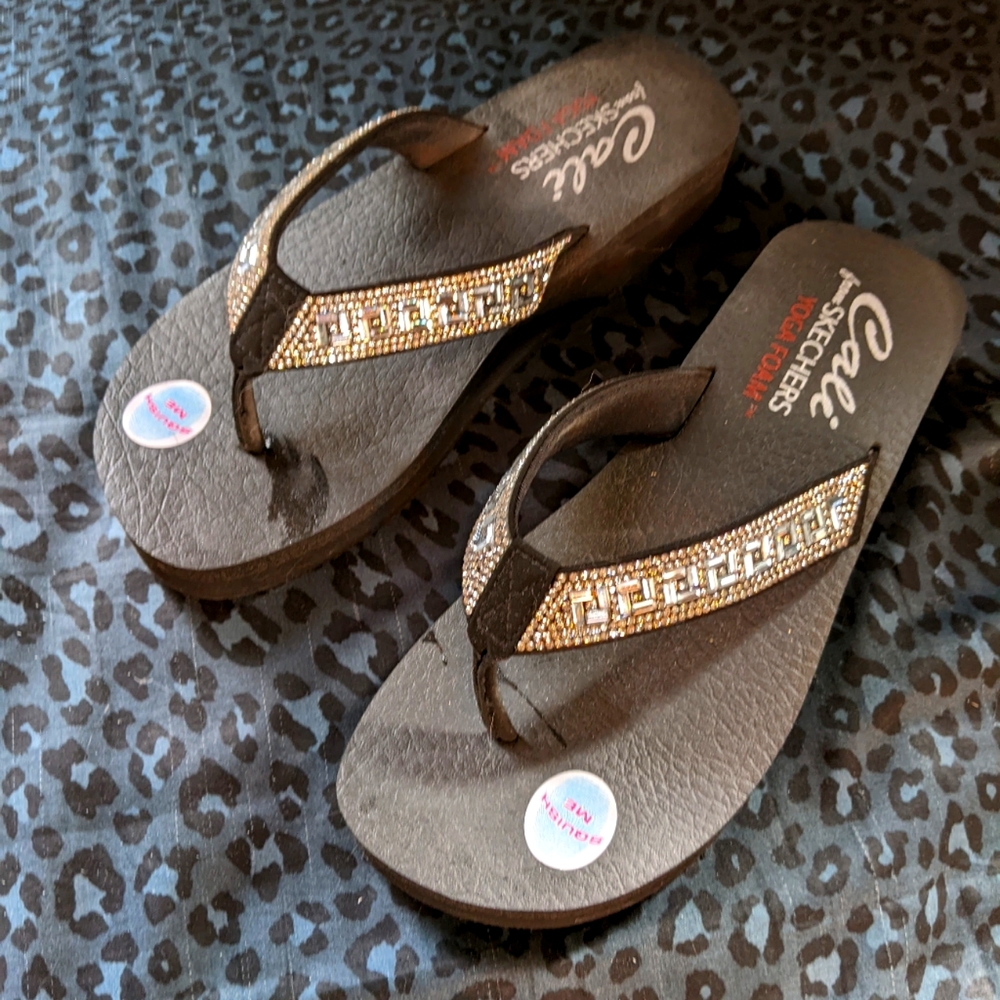 Skechers Cali Vinyasa Geo-Queen Flip-flops